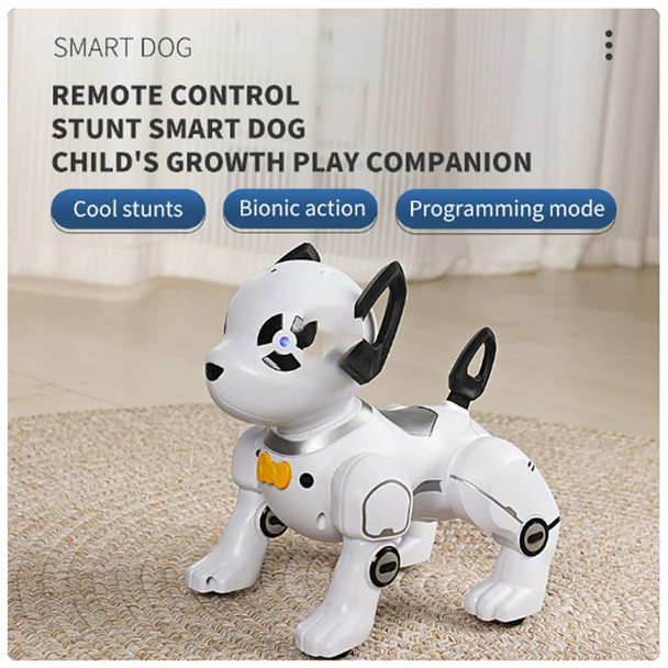 Free Shipping Electronic Animals Robots Puppy Toy Rc Toys Intelligent Remote Control Stunt Dogs Children Gift Programmable Toy