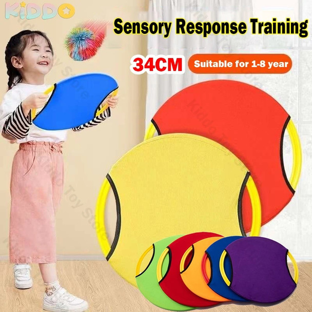 Funny Ball Toy Parent Child Easy Apply Throwing Kids Toy Racket Catch Ball Game Set Interactive Outdoor Sports Elastic Plate