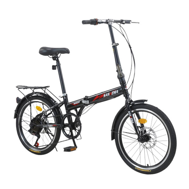 Student Bicycle Folding Variable Speed Disc Brake Bike Damping Urban