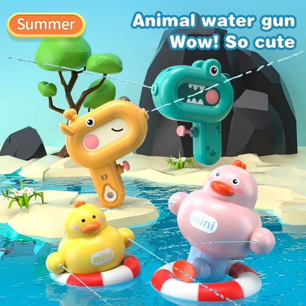 Water Guns Water Pistols Summer Beach Pool Water Squirt Blasters Baby Animals Toys For Kids Kawaii Cute Children's Day Gifts