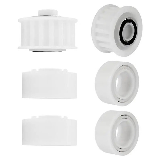Guide Wheels 2 Pulley Gears Replacement Accessories Pool Cleaner Enhancement Sturdy Replacement Parts 4PCS Set For Efficient