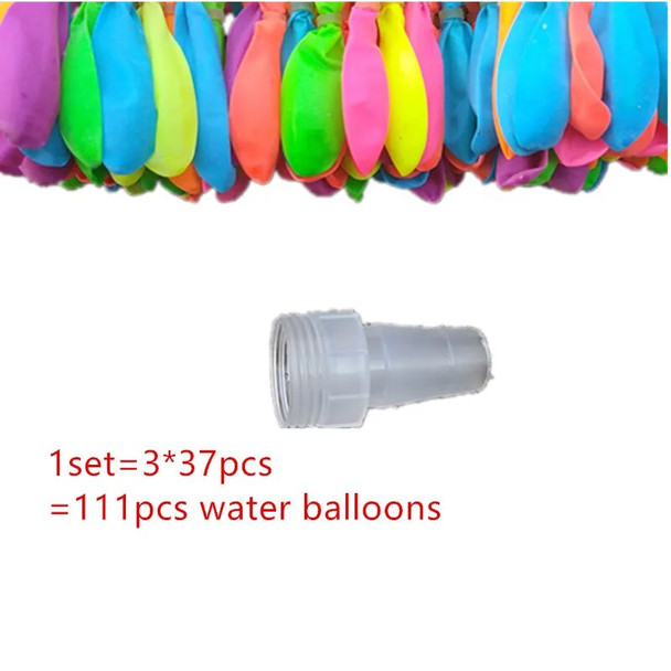 Summer toys 111 Water Bomb Balloons 111pcs Water balloons Bomb Games Party Balloons Circus Waterballon Outdoor Game Toy for kids