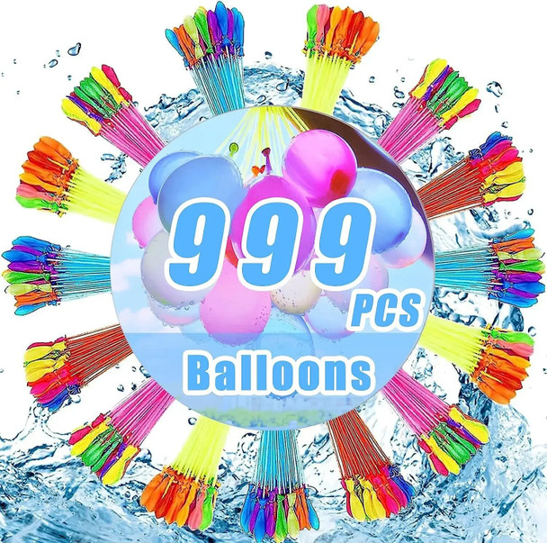 111/333/999pcs Filling Water Balloons Funny Summer Outdoor Toy Balloon Bundle Water Balloons Bombs Novelty Gag Toys for Children