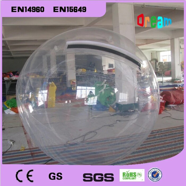 Free Shipping 2.5m 0.8mm PVC Inflatable Water Walking Ball Human Hamster Ball Zorb Ball Plastic Ball Water Balloon