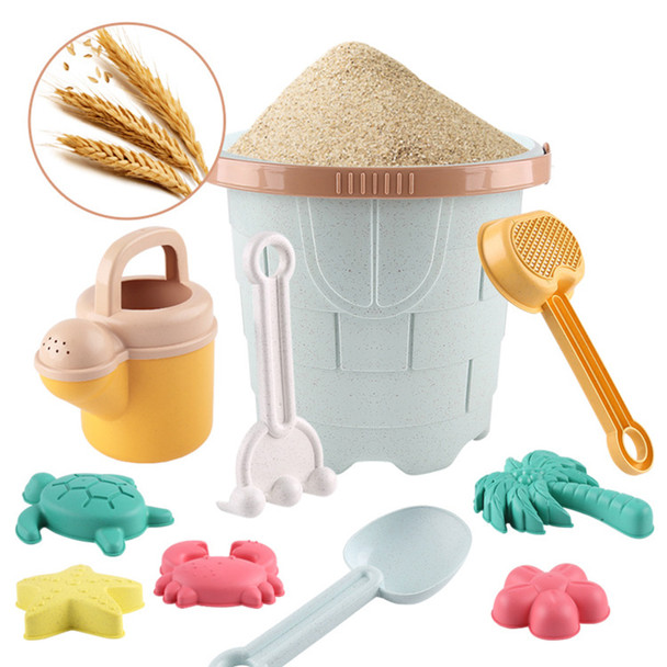 12 Pieces Beach Toys Sand Toys Set with Sifter Shovel Rake Watering Can Molds No BPA for Baby Toddlers Boys and Girls