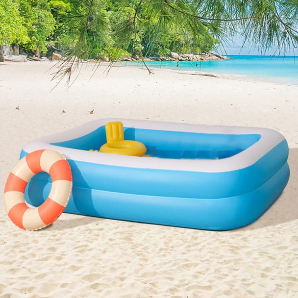 Large Inflatable Swimming Pool 2- 3M Pools for Adult Family Rectangular Bath Tub Summer Outdoor Indoor Water Games for Kids