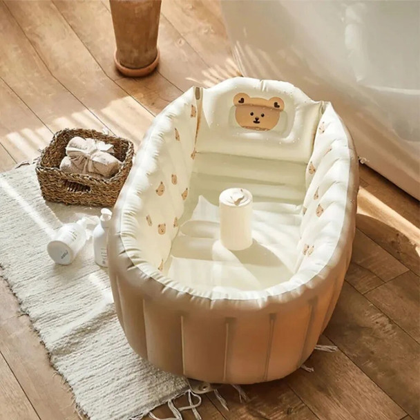 Home Inflatable Foldable Children's Swimming Pool Bath Basin Children Inflatable Bathtub Baby Inflatable Bathtub Indoor Bathtub