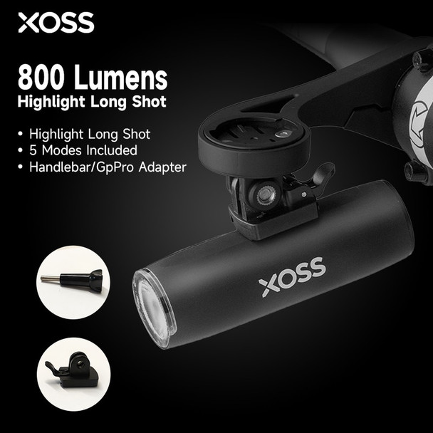 Xoss 800lumen Bicycle Light Bike Headlight Waterproof Usb Rechargeable Xoss 800lumen Bicycle Light Bike Headlight Waterproof Usb Rechargeable