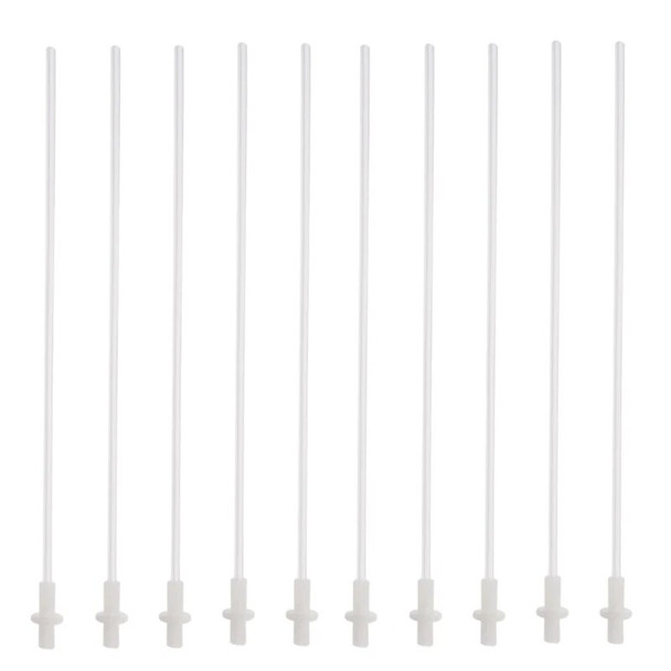 Artificial Insemination Rods Set Disposable Breeding Catheter Tube for Canine Dog Goat Sheep Pack of 10PCS