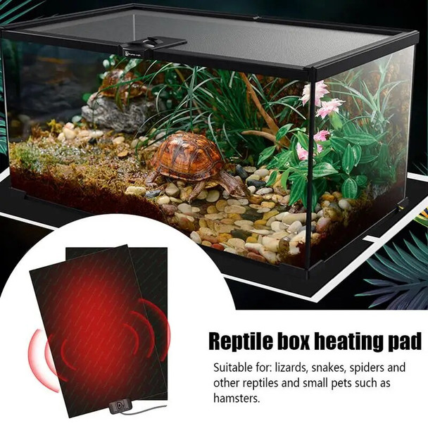 Reptile Heating Mat Terrarium Heating Mat Warmer Heating Pad For Pet Turtles Snake Lizard Hamster