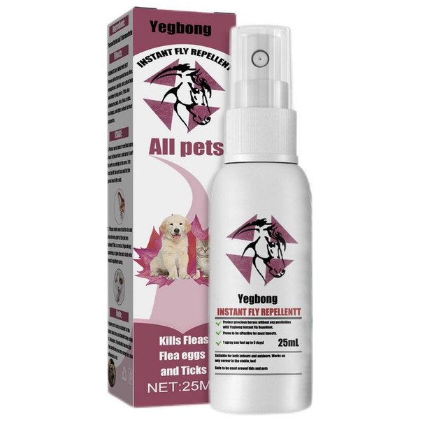 Pet Skin Spray Tick Spray Fleas For Cat Treatments For Dogs Fleas Killers Soothing Grooming Spray Pet Puppy Kitten Healthy Care