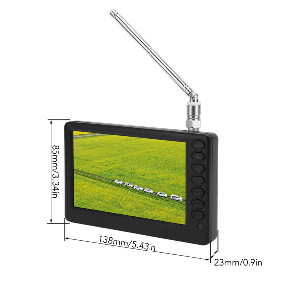 Small Portable Small Television | Mini Portable Digital Tv Smart - Tv