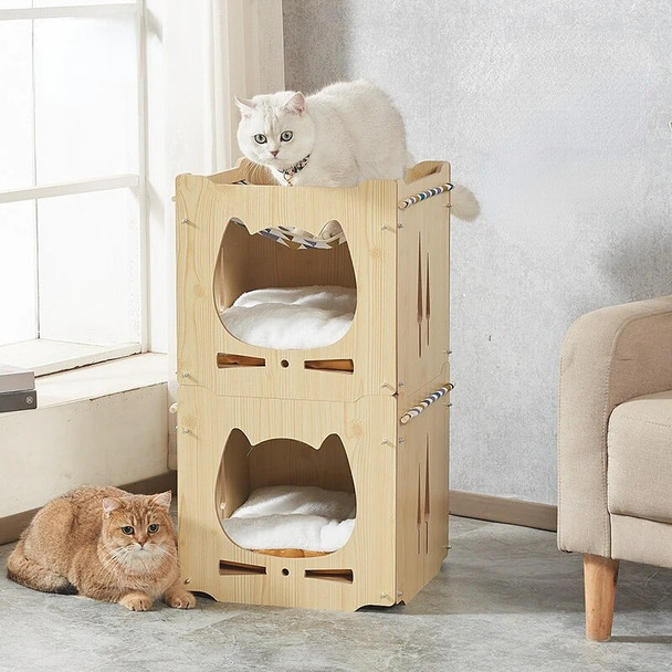 Cat Nest Four Seasons Can Be Superimposed Cat Bed House Furniture House Pet Supplies Cat Hammock. Customizable