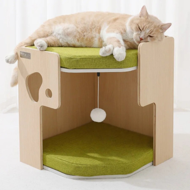 Bilayer Unique Summer Cozy Cat Bed Washable Four Seasons Cats Nest Fashion Furniture Removable Cama Para Perros Pet Supplies