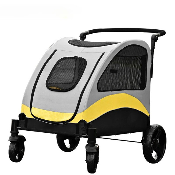 Portable Large Outdoor Dog and Cat Carrier, Pet Carrier, Stroller, Folding Double Cart, Transporter Pets Acessorios