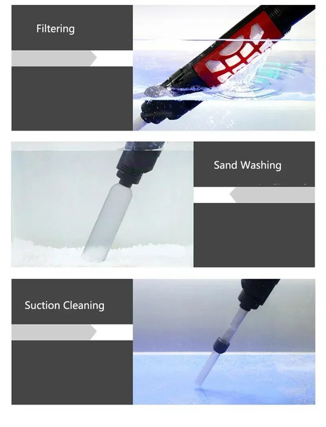 Gravel Fish Tank Cleaner Cleaning for Washer Siphon Filter Vacuum Aquarium Sand Automatic Electric Tool Water Gravel Fish Tank Cleaner Cleaning for Washer Siphon Filter Vacuum Aquarium Sand Automatic Electric Tool Water
