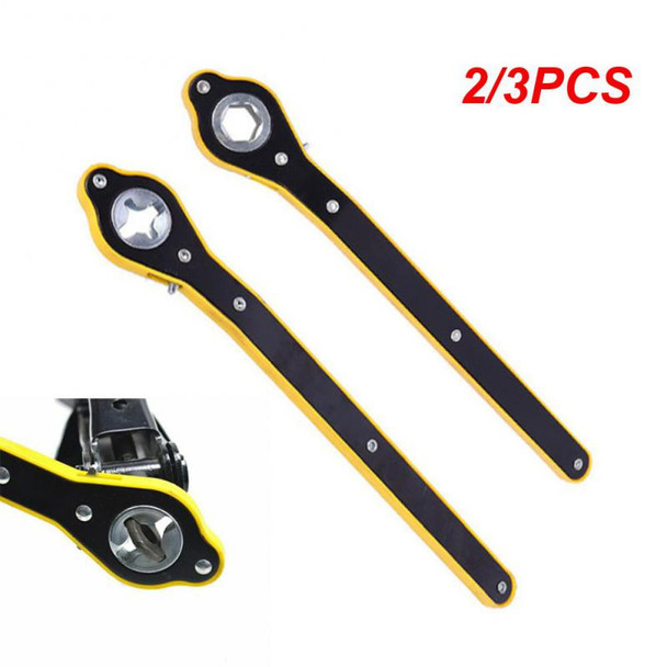 2/3PCS Car Labor-saving Jack Ratchet Wrench Scissor Jack Garage Tire Wheel Lug Wrench Handle Labor-saving Wrench Car Repair Tool