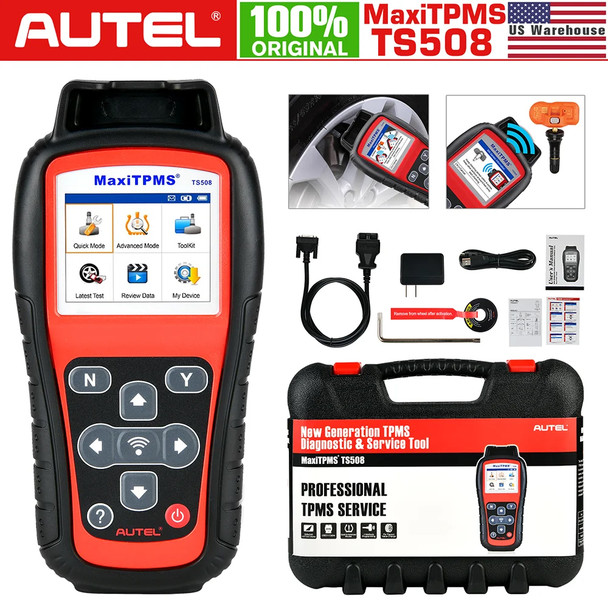 Autel TPMS TS508 TPMS Tool OBD2 Scanner Program MX-Sensor Sensor 315 433MHZ Tire Repair TPMS Relearn Reset Programing Programmer