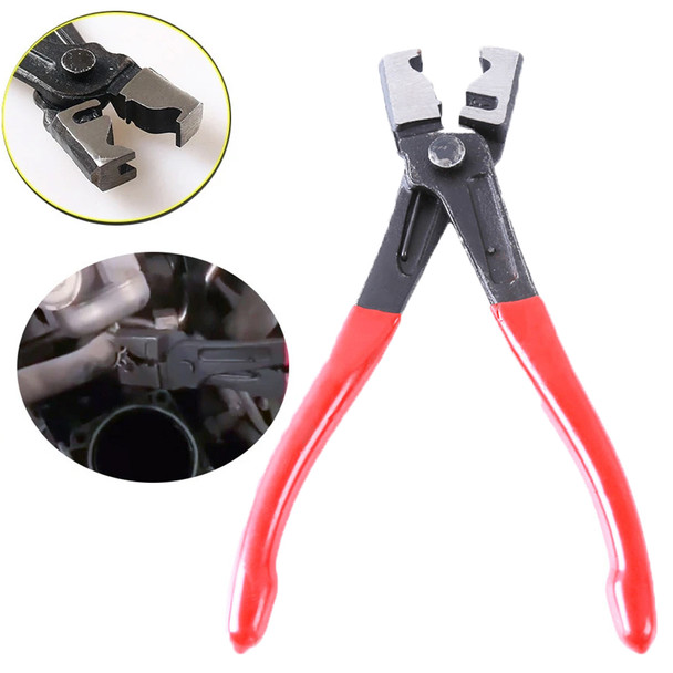 Professional Auto Car Water Oil Pipe Hose Flat Band Ring Clamp Plier Car Repair Tool Car Accessories Supplies Products
