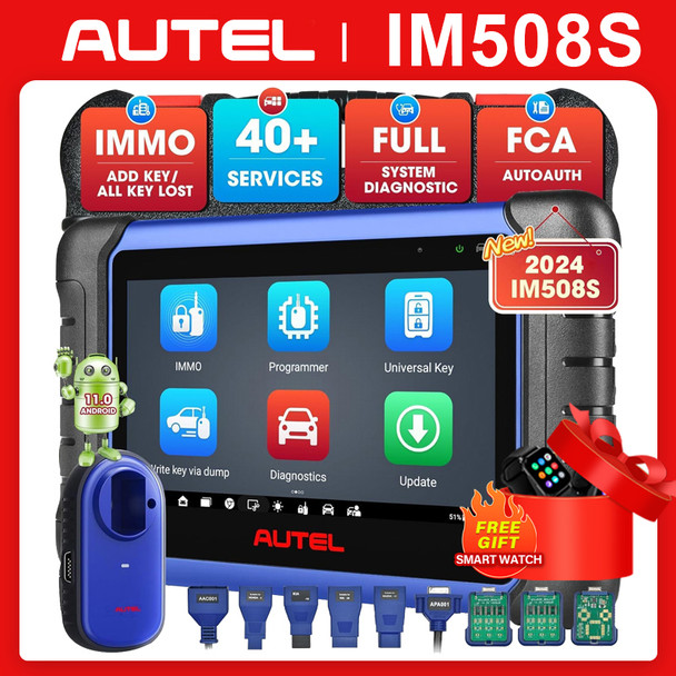 Autel MaxiIM IM508S PRO Key Programming Tools XP400PRO Key Programmer All System Diagnostic Scanner IMMO as IM608 2 Years Update