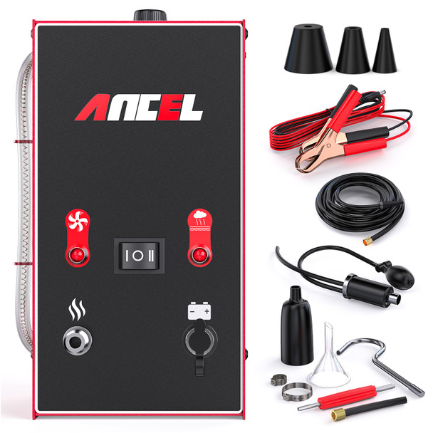 ANCEL S160 Car Smoke Leak Detector 12V Automotive EVAP Intake Leak Tester Vacuum Smoking Pipe Leakage Analyzer Inspection Tools