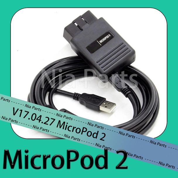 V17.04.27 MicroPod 2 Vehicle Maintenance inspection tools micropod2 scanner automotriz tuning auto car tools OBD2 NEW VCI 2024
