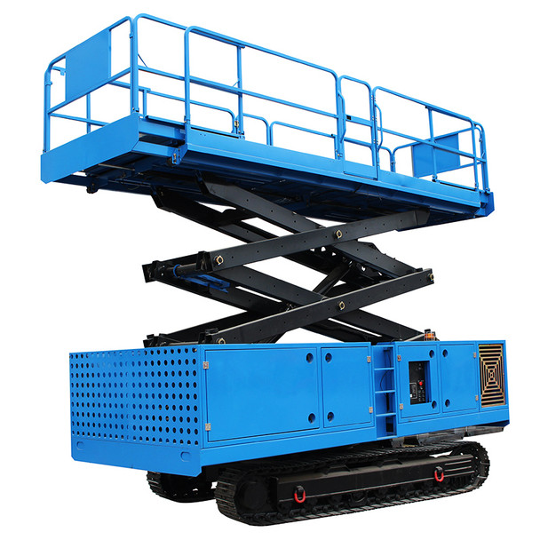 6m 8m 10m 12m 14m 0 Turning Radius Compact Electric Hydraulic Crawler All Terrain Scissor Lift with CE