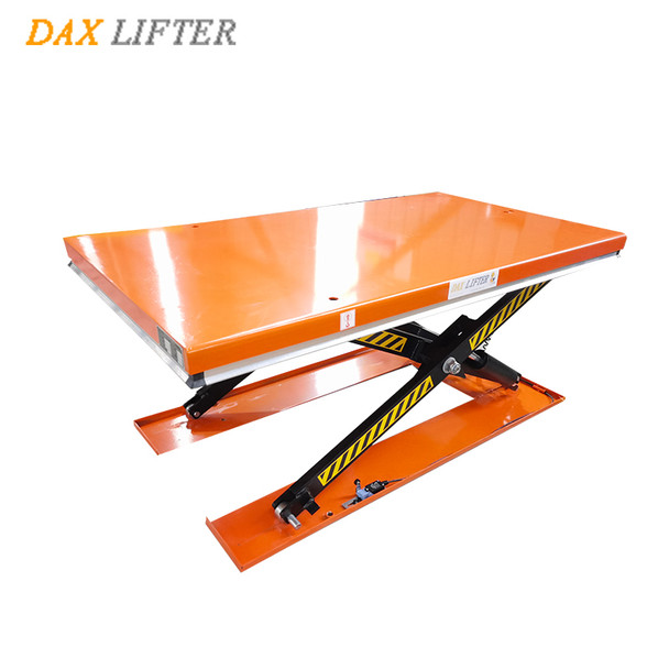 Customizable Pedal Practical Ultra Low Profile Lift Equipment in Warehouse