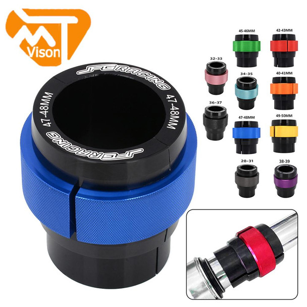 CNC Front Fork Oil Seal Driver Tool 28- 40MM 41MM 42MM 43MM 45MM 46MM 47MM 48MM 49MM 50MM For KTM HONDA KAWASAKI SUZUKI YAMAHA