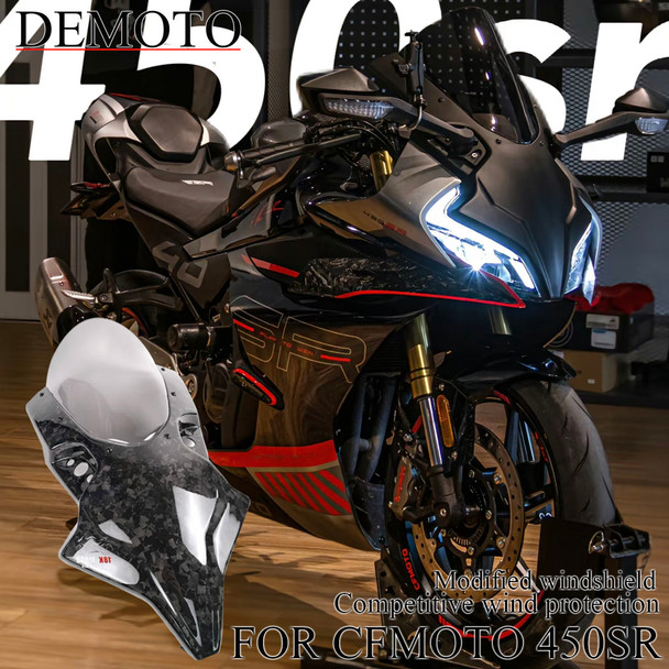 FOR CFMOTO 450SR 450SRS SR450 SRS450 SR450 Motorcycle Front Windshield Wind Deflectors Windscreens Deflectore FOR CFMOTO 450