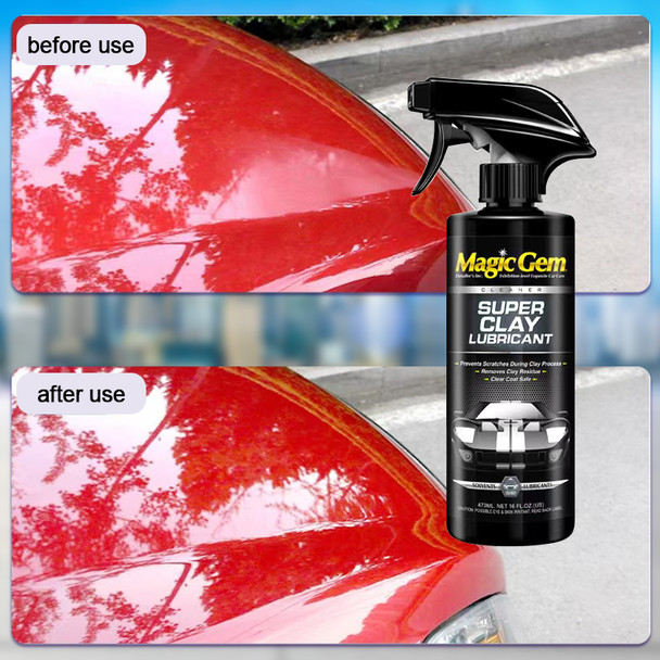 473ml Car Clay Lubricant Cleaning Spray Coating Paint Care Protection Body Wash Glass Removes Plastic Polish Car Detailing