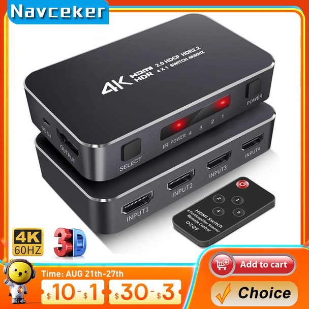 Hdmi Splitter 4k Remote Control | Switcher Hdmi Remote Control - Hdmi