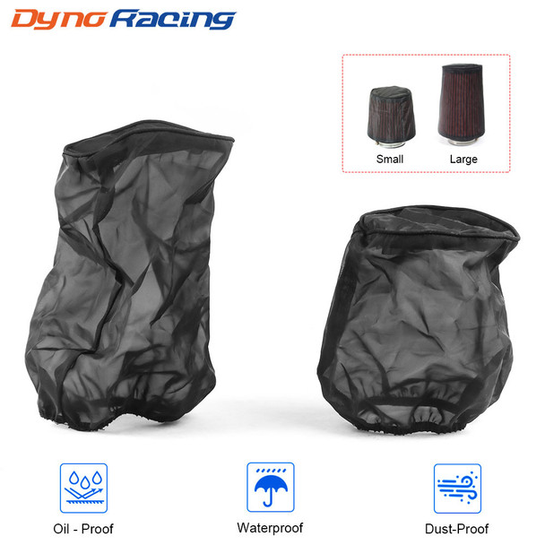 Upgraded Version Air Filter Protective Cover Real Waterproof Oilproof Dustproof for High Flow Air Intake Filters