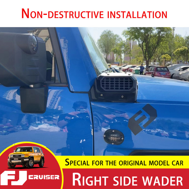 Car Wading Hose For Toyota FJ Cruiser Snorkel Non-destructively Wading Hose Intake Manifold Intake Duct Air System Accessaries