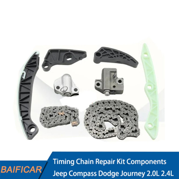 Brand New Engine Timing Chain Repair Kit Components For Jeep Compass Patriot Dodge Caliber Journey Chrysler Sebring 2.0L 2.4L