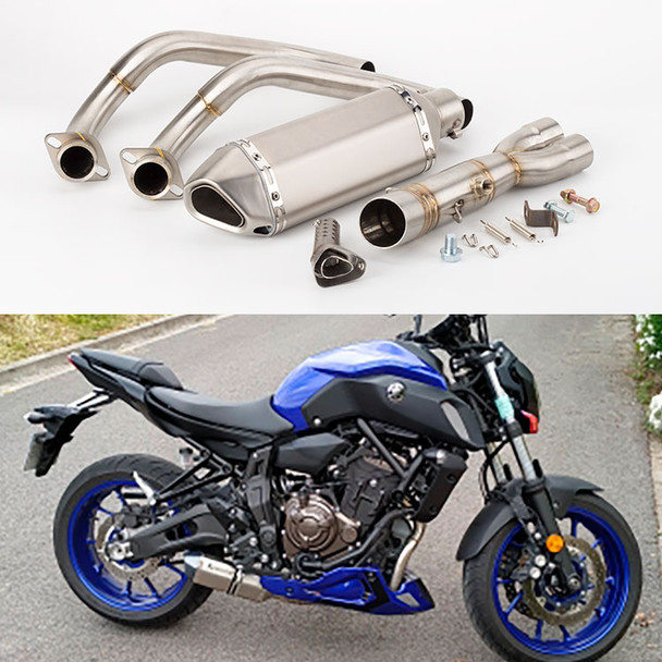 MT07 exhaust Motorcycle Exhaust full system For YAMAHA MT-07 FZ-07 2014 - 2023 TRACER 7/GT 2020-2023 TRACER 700/GT 2016-2019