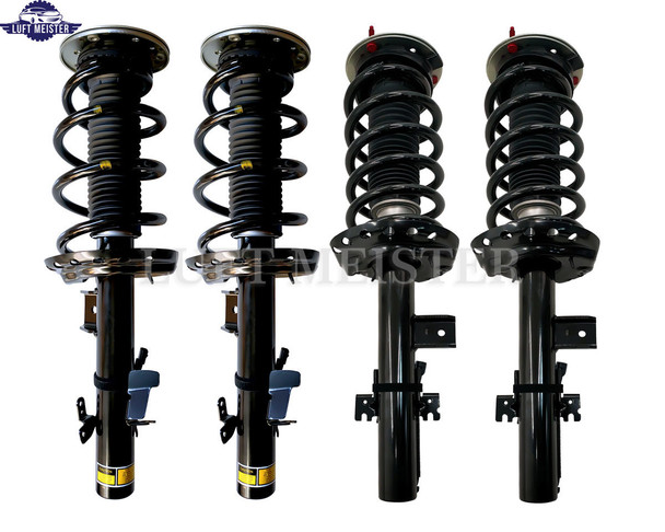 LR024437 LR079420 4pcs Front&Rear Shock Absorbers Assembly for Range Rover Evoque 2012 2013 2014 2015 2016 with Magnetic Damping