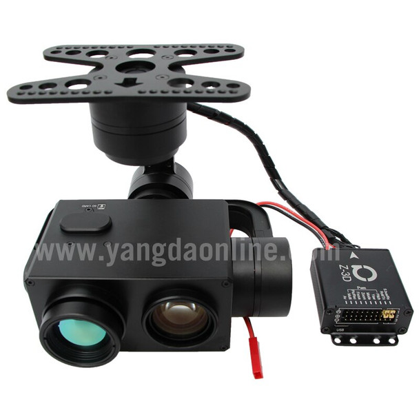 Drone Zoom Camera EO/IR Dual Sensor 10X Night Vision With Tracking And