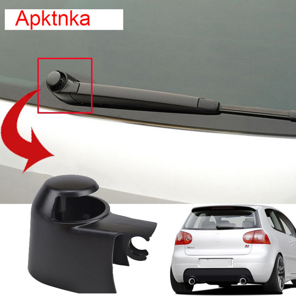 Apktnka Windshield Windscreen Rear Wiper Arm Washer Cover Cap Nut For VW Golf 5 MK5 2003 - 2009 Tailgate Nut Protector