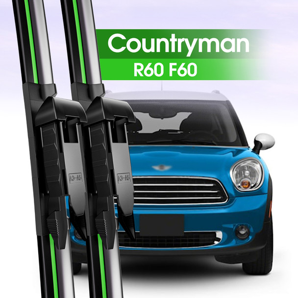 2pcs Front Windshield Wiper Blades For Mini Mini Countryman R60 F60 2010-2023 2011 2016 2017 Windscreen Window Accessories