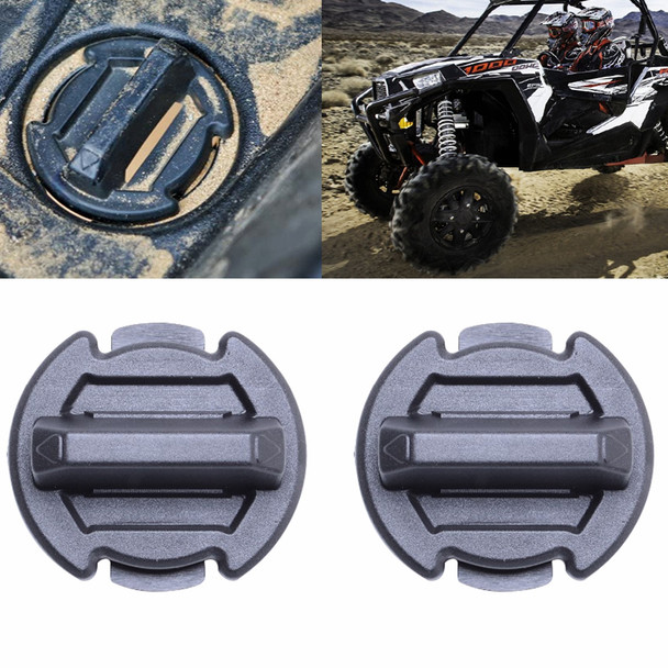 2PCS Twist Floor Drain Plug High Quality ABS For Polaris General RZR 4 900 15-16 RZR XP 1000 14-16 RZR 900 1000 2016