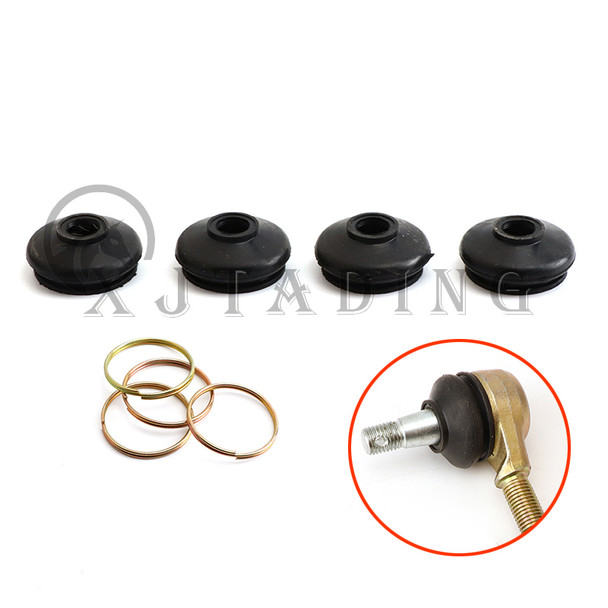 Turn Tie Rod End Ball Joint Dust Protection Rubber Cover With Snap Ring For Chinese ATV Go Kart Buggy Quad Bike Accessories