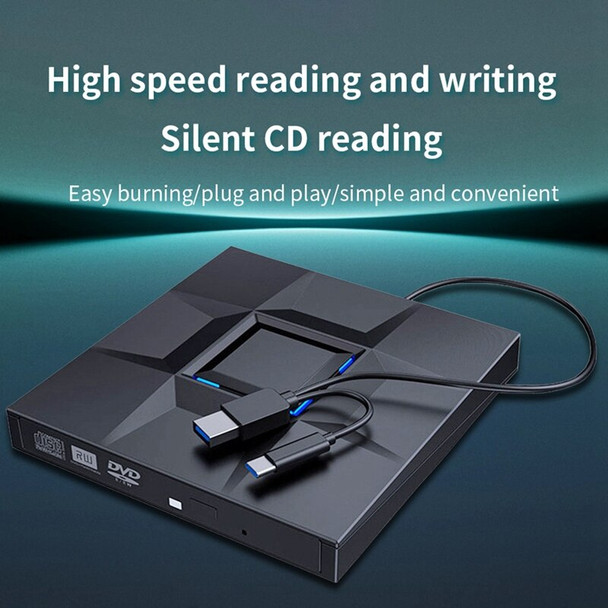 External CD And DVD Player Game Burner DVD External USB 3.0 Type C CD