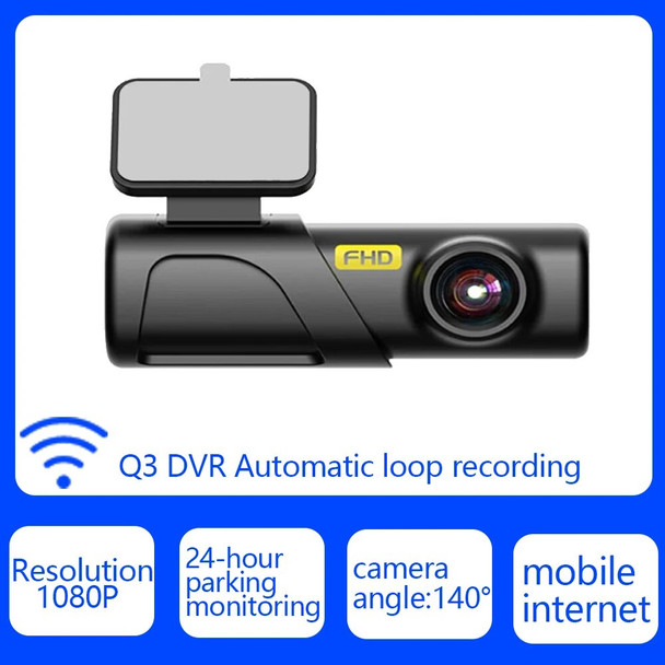 2k Dash Cam Mini 1080P 140° HD Vehicle Drive Auto Video DVR Android Wifi Smart Connect Car Camera Recorder Q3 24H Parking Mode