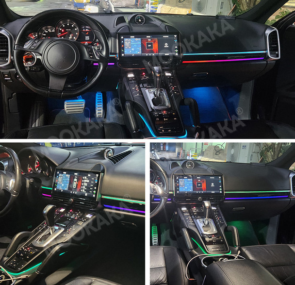 Android 12.3" For Porsche Cayenne 2010-2016 Car Radio Navigation GPS Multimedia Player Carplay Auto WIFI 5G Intelligent System