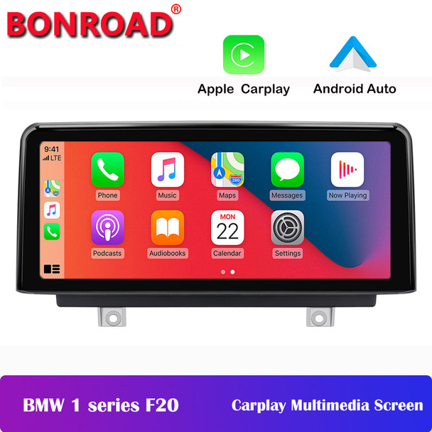 10.25'' Wireless Apple Carplay Multimedia Display Screen Android Auto For BMW 1/2/3/4 Series F20/F21/F22/F30/F31/F32/F33/F34/F36