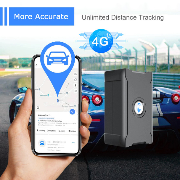 5m Accuracy GPS Tracker Auto Remote Tracking Vehicle Anti-theft for Car Truck Motorcycle Security Protection Low Service Fee