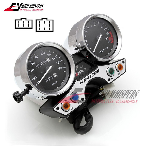 Motorcycle Gauges Cluster Speedometer Tachometer Odometer Instrument Assembly For Yamaha XJR1200 XJR 1200 1992-1997