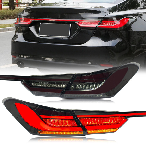 LED Tail Lights & Trunk Lamp for Toyota Camry 2018 2019 2020 2021 2022 2023 8th GEN Start-up Animation Sequential Indicator