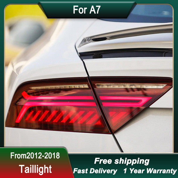 Car Tail Lights For Audi A7 2012-2018 new style full LED Brake Reverse Tail Lamp Dynamic Turn Signal Light Tail Lamp Assembly